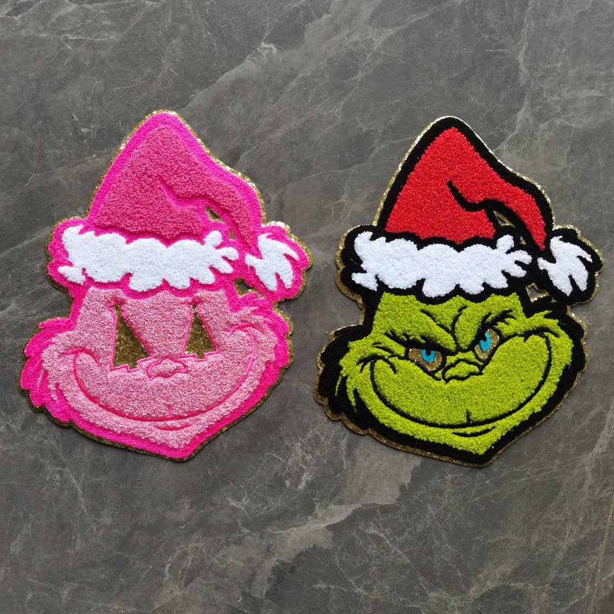 Green Guy Chenille Patches