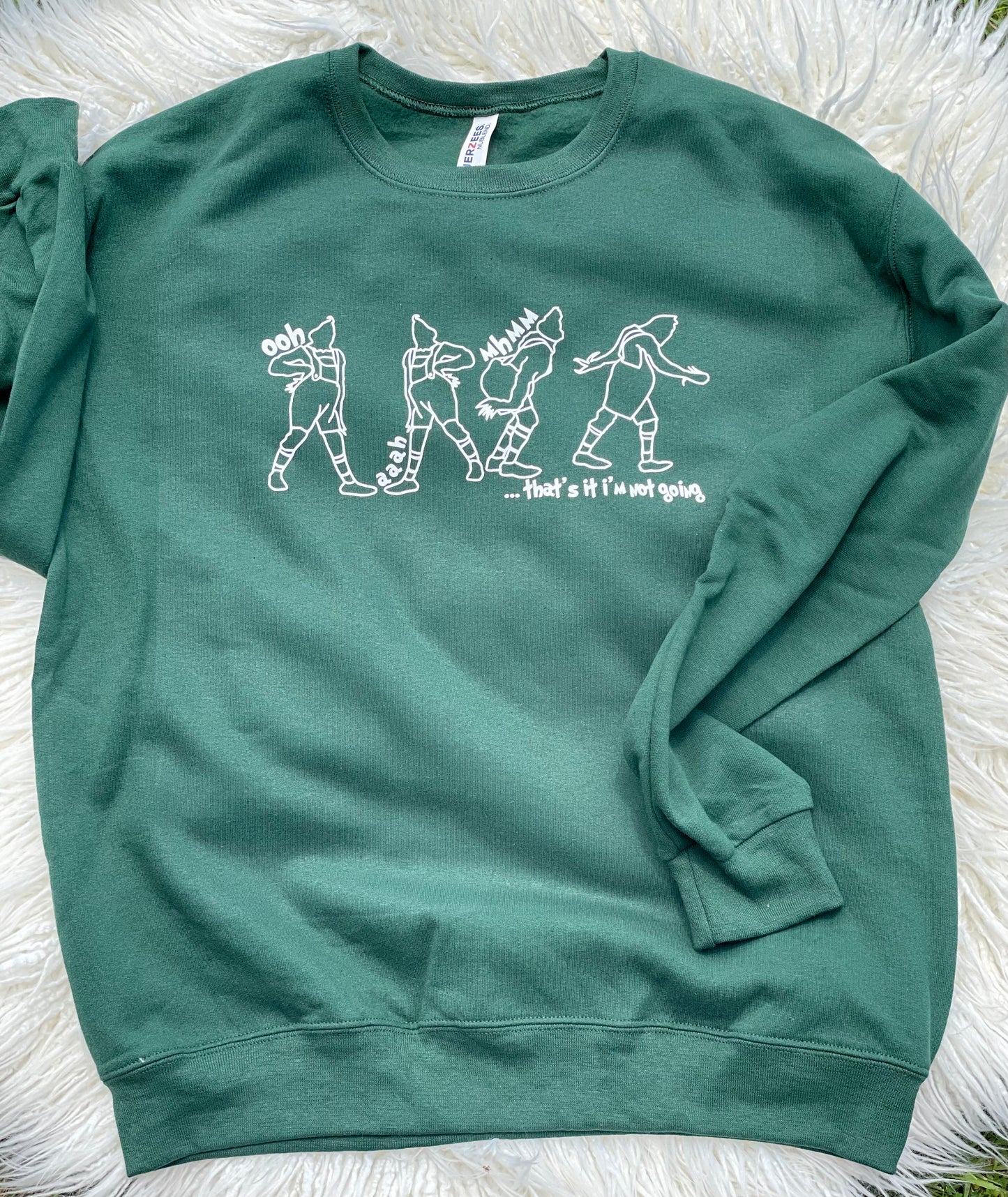 Green Guy Design Sweatshirt