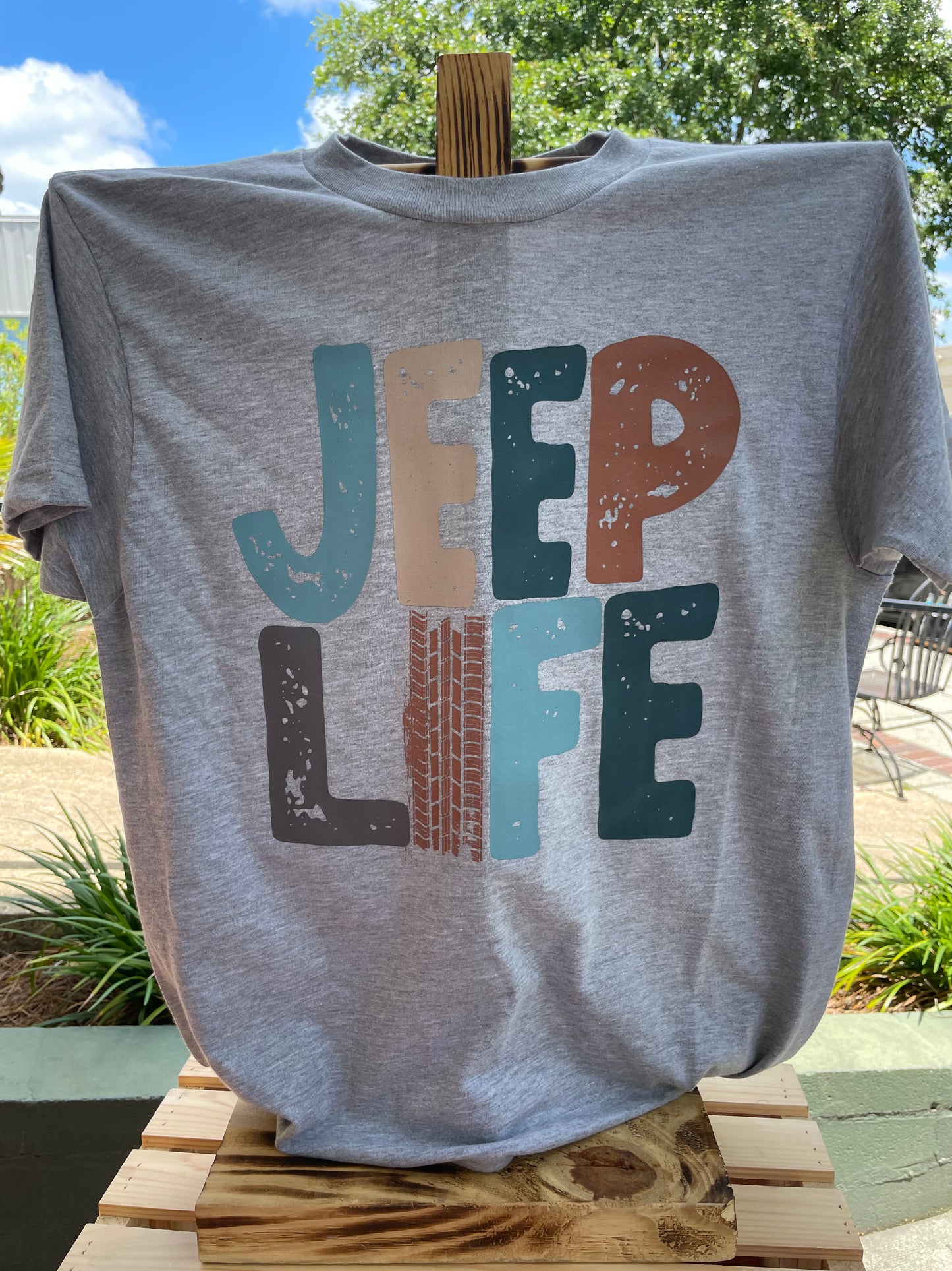 Jeep Life with Tracks Tee