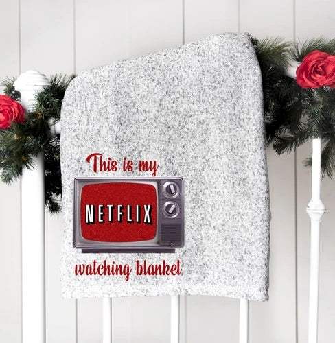 Netflix watching blanket