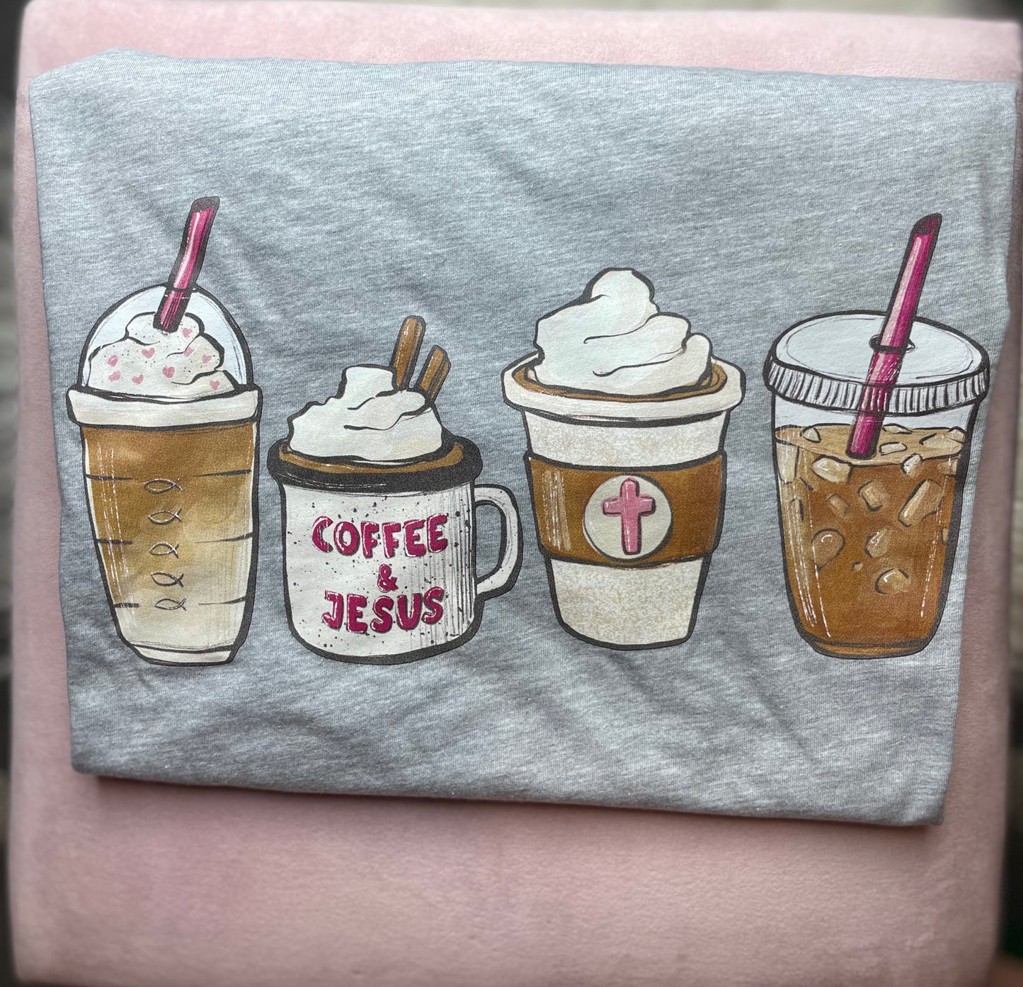 Coffee and Jesus  tee