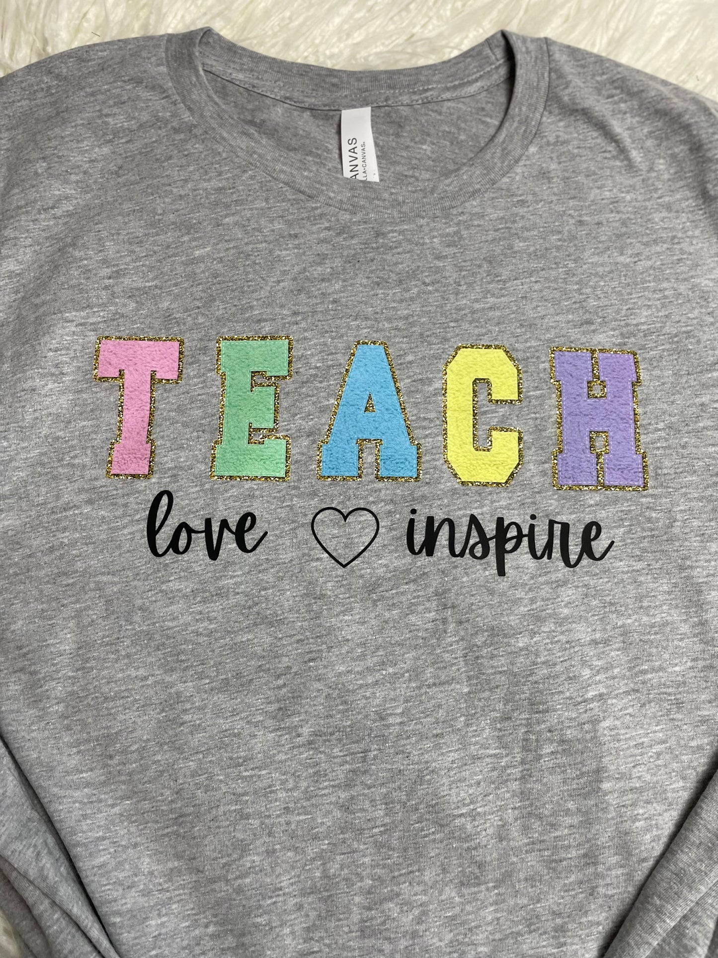 TEACH love inspire tee