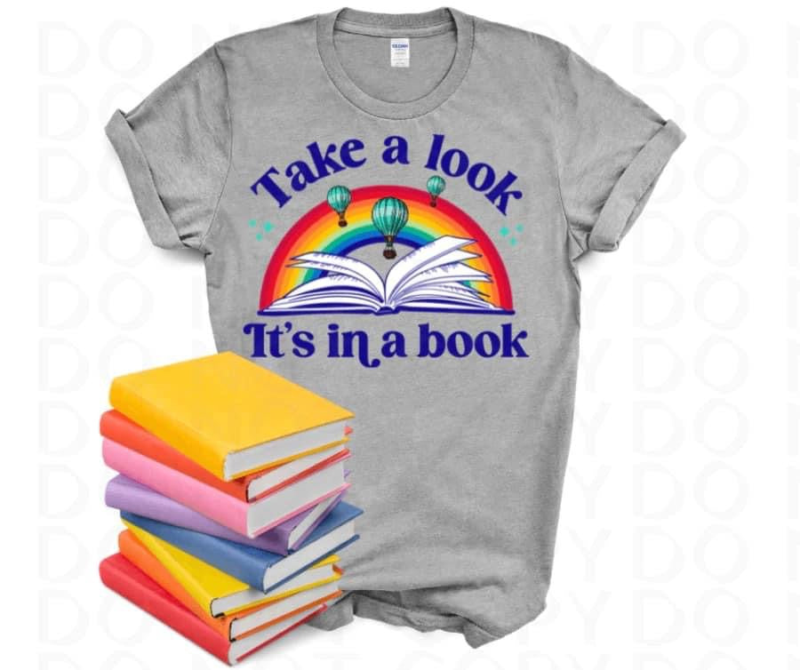 Take a Look It’s In A Book Tee
