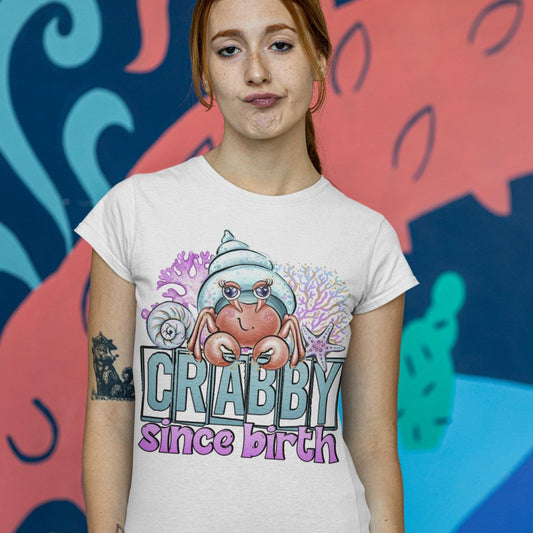 Crabby Since Birth T-shirt