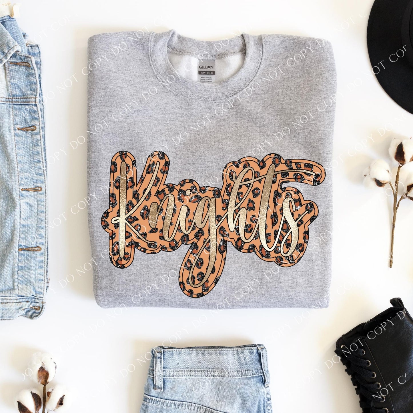 Leopard Foil MASCOT Sweatshirt
