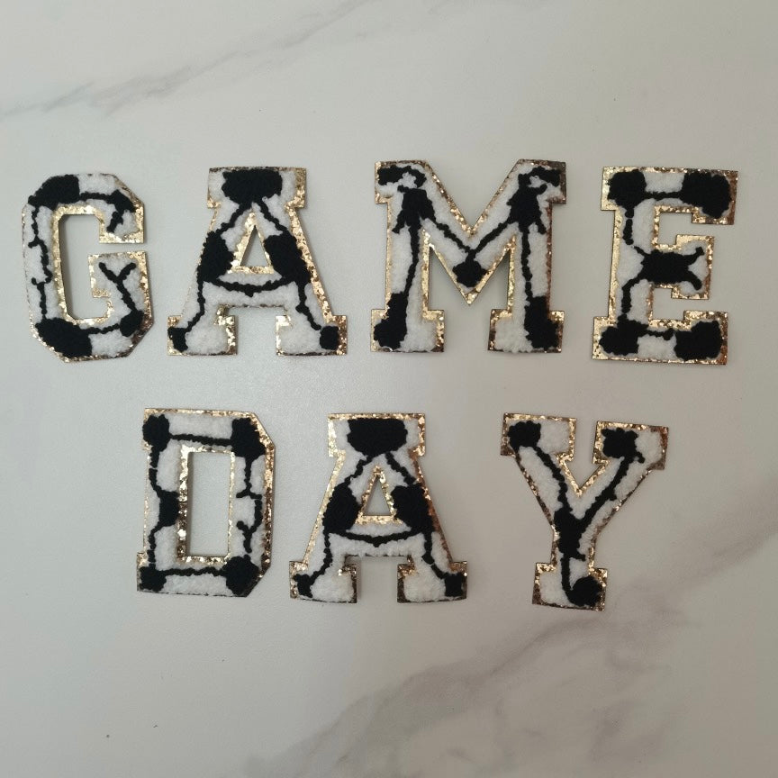 Chenille GAME DAY Sports Letters
