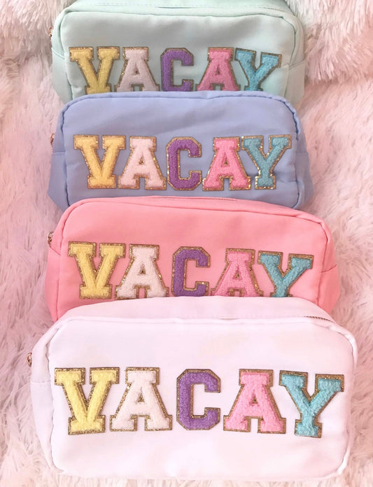 Vacay Cosmetic Patch Bags