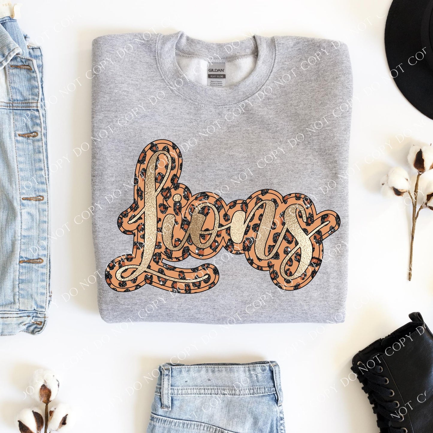 Leopard Foil MASCOT Sweatshirt